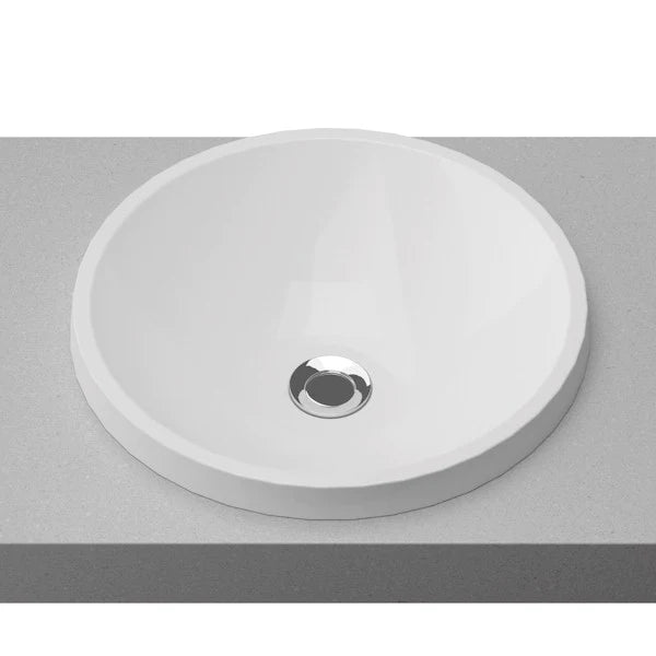 Corrida 430 x 430 Gloss White Solid Surface