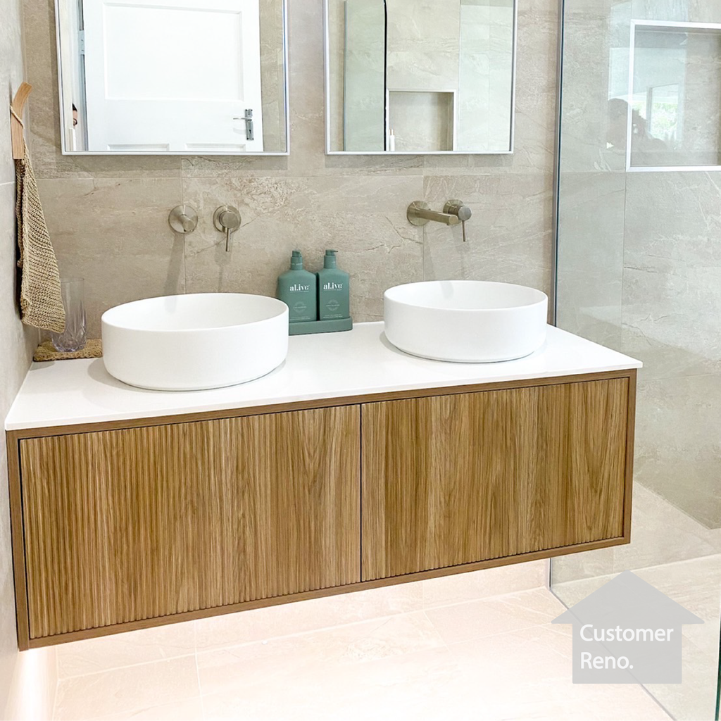 Marquis Cove Wall Hung Vanity Caesarstone Dekton Vasari