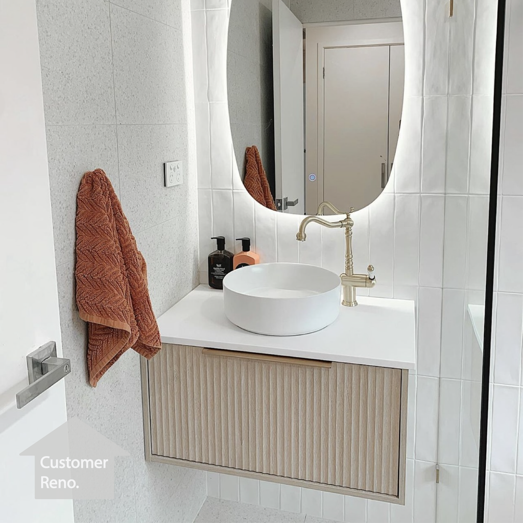 Marquis Cove Wall Hung Vanity Caesarstone Dekton Vasari
