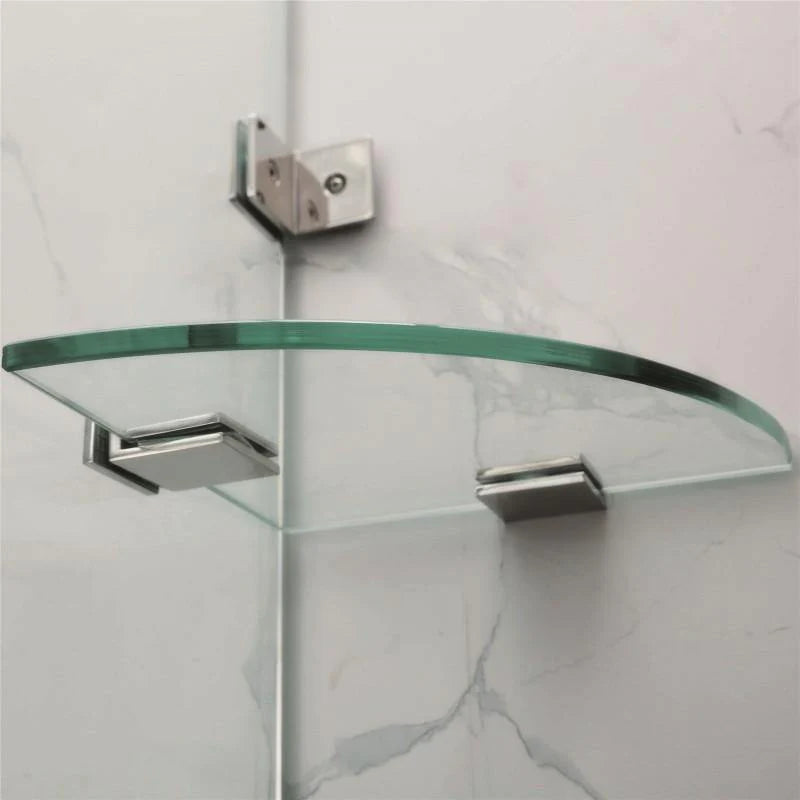 Covey Diamond Frameless Shower Screen - Chrome