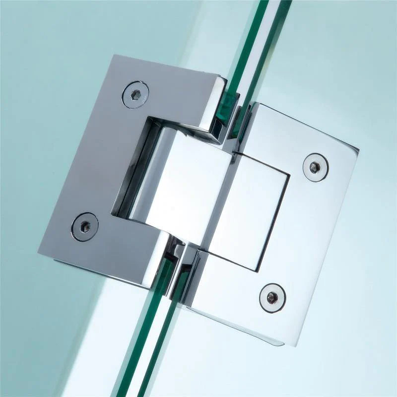 Covey Diamond Frameless Shower Screen - Chrome