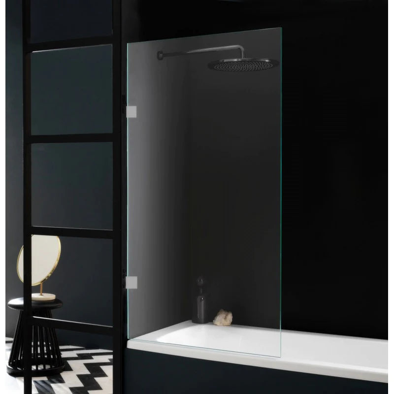 Covey Fixed Panel Over Bathtub Shower Screen - Chrome