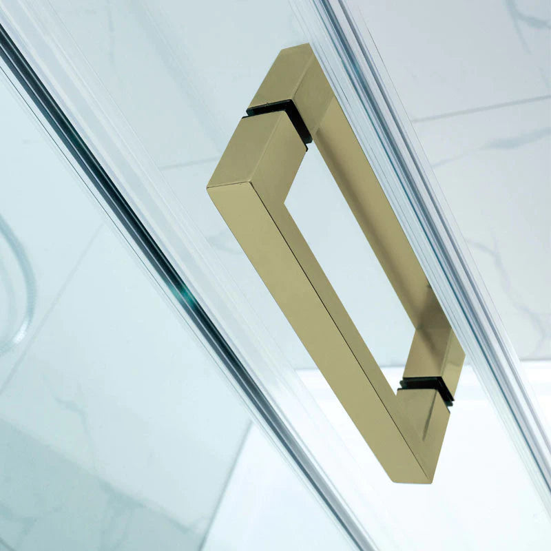 Covey Frameless Adjustable Over Bath Wall to Wall Sliding Shower Screen