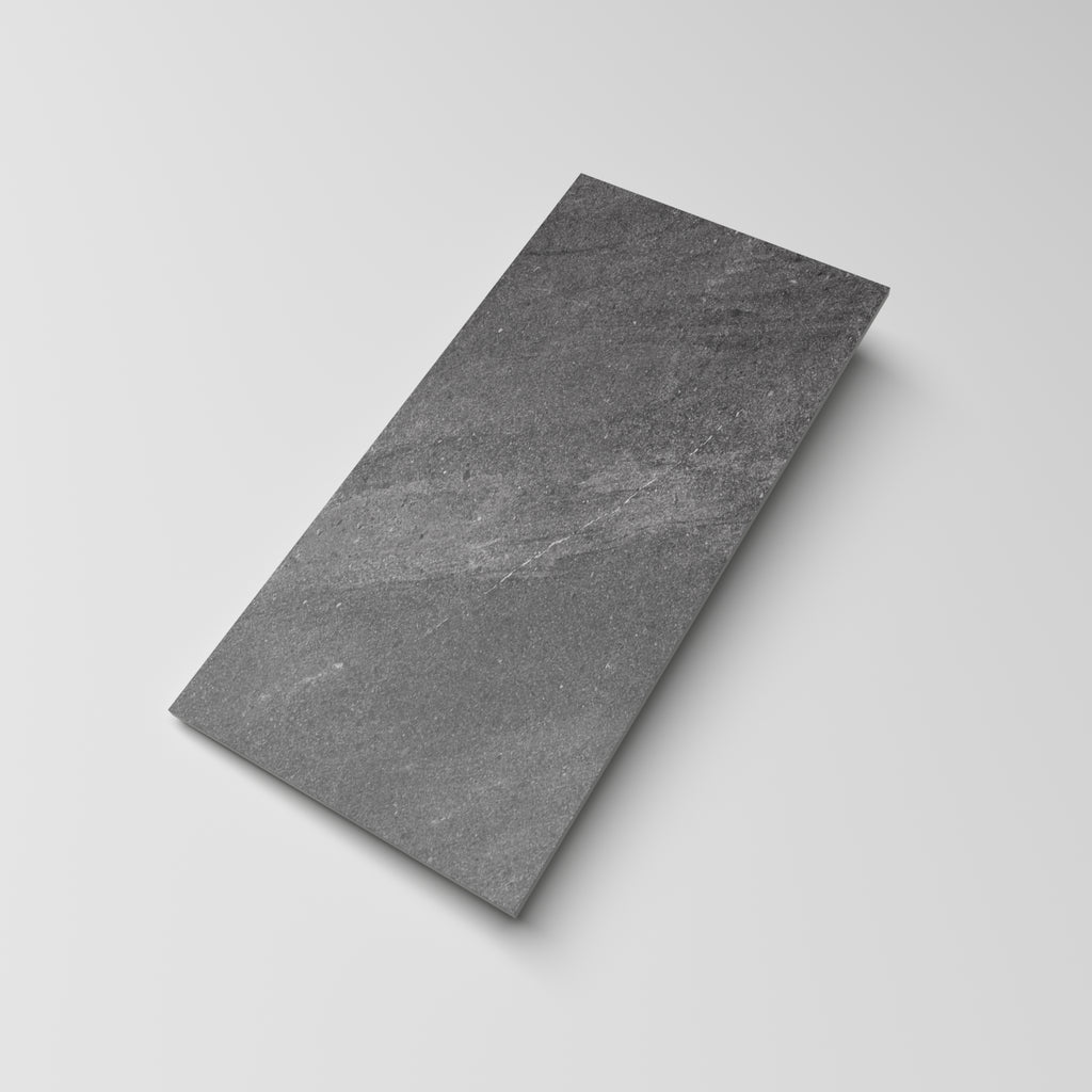 Crest Dark Grey Sandstone Look Tile 300x600