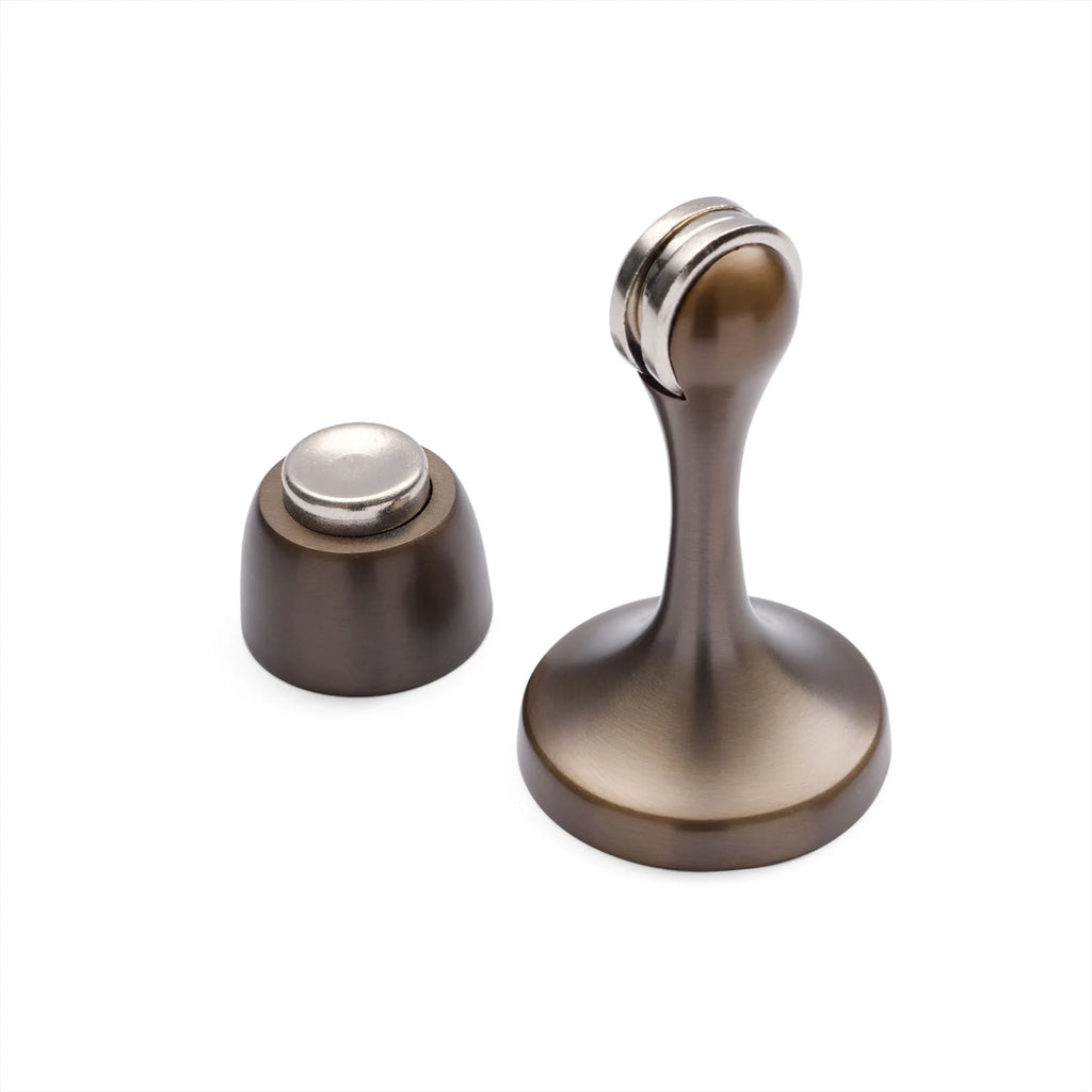 Manovella Magnetic Door Stop - Aged Brass