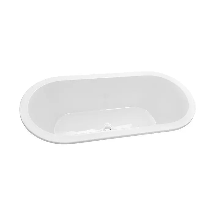 Decina Caval Inset Island Bath 1800mm - Gloss White