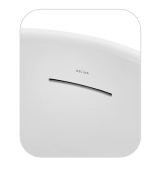 Decina Cosmo Freestanding Bath 1300mm - Gloss White