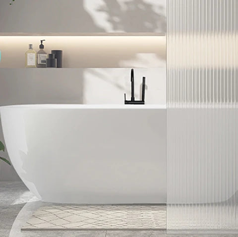 Decina Novara Freestanding Bath - Gloss White