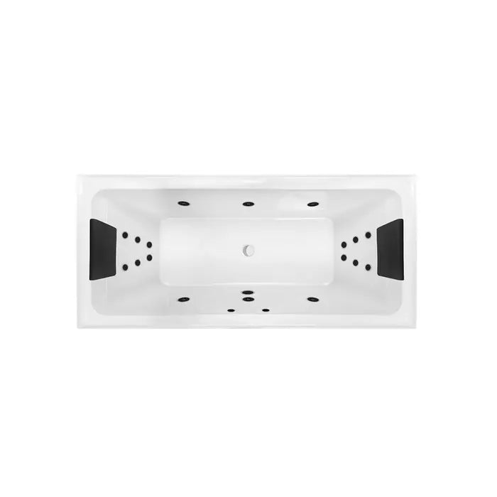 Decina San Diego Dolce Vita 18 Jet Spa Inset Bath 1790mm - Gloss White