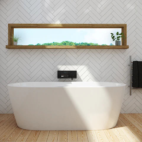 Decina Solis 1700 Freestanding Bath - Gloss White