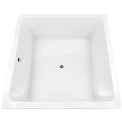 Decina Venice Inset Bath 1400mm - Gloss White