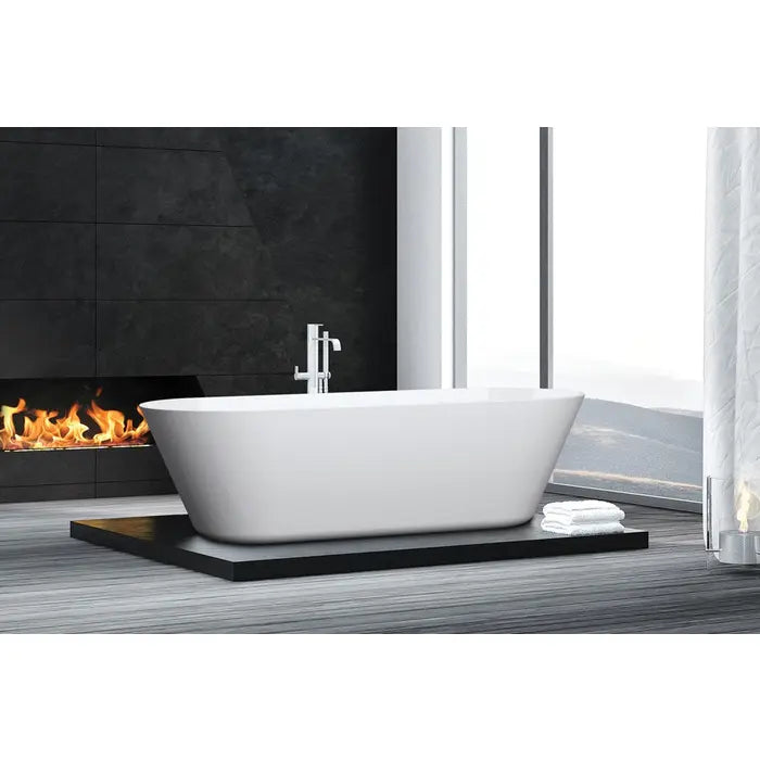 Decina Elinea Freestanding Bath 1500 1790mm - White