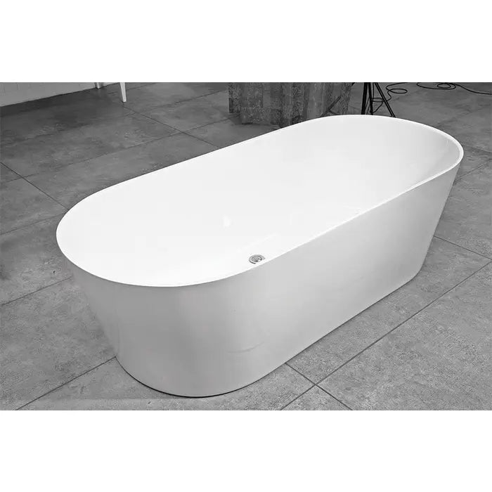 Decina Elinea Freestanding Bath 1500 1790mm - White