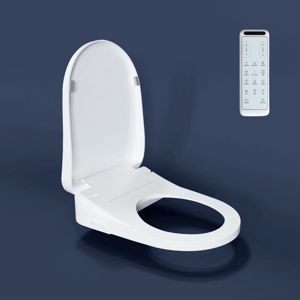 Enno Premium Electric Smart Bidet Toilet Seat With Remote - Gloss White