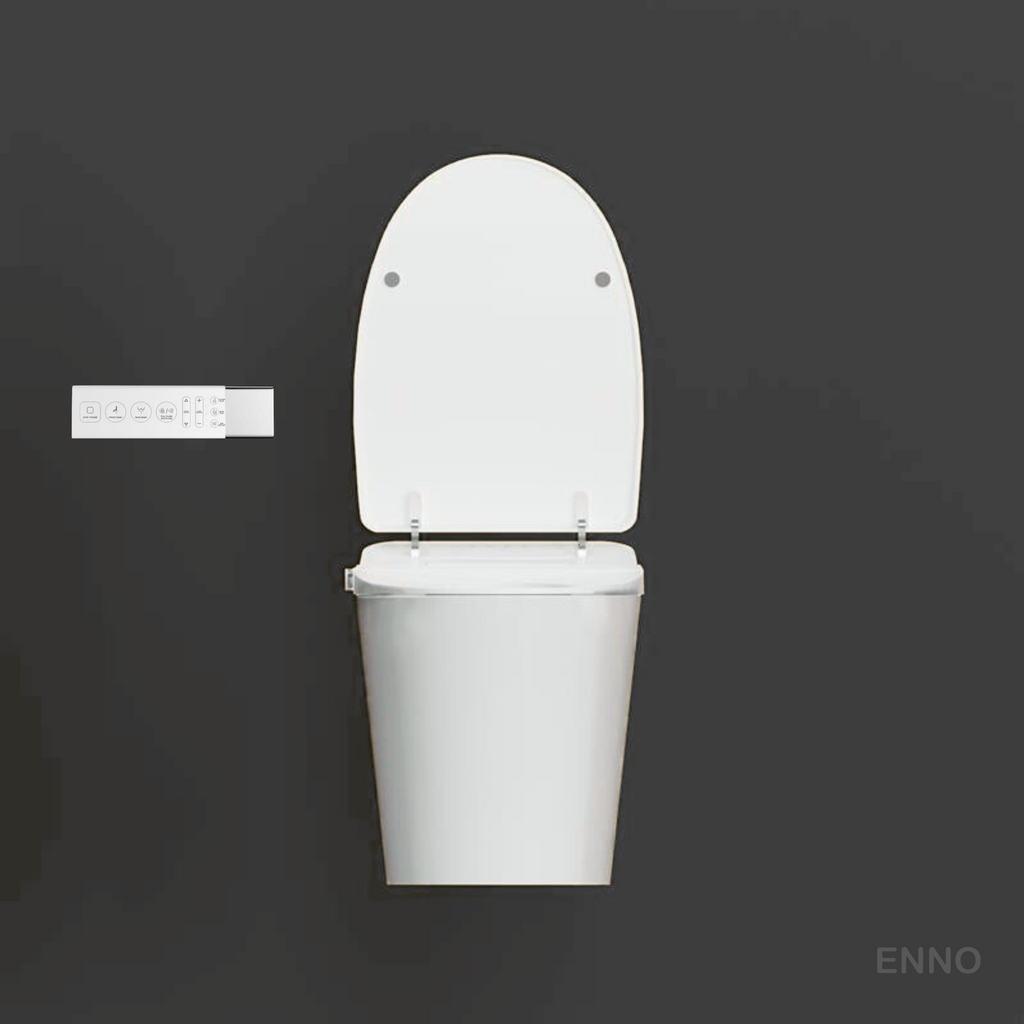 Enno Smart Electric Wall Faced Toilet - Gloss White