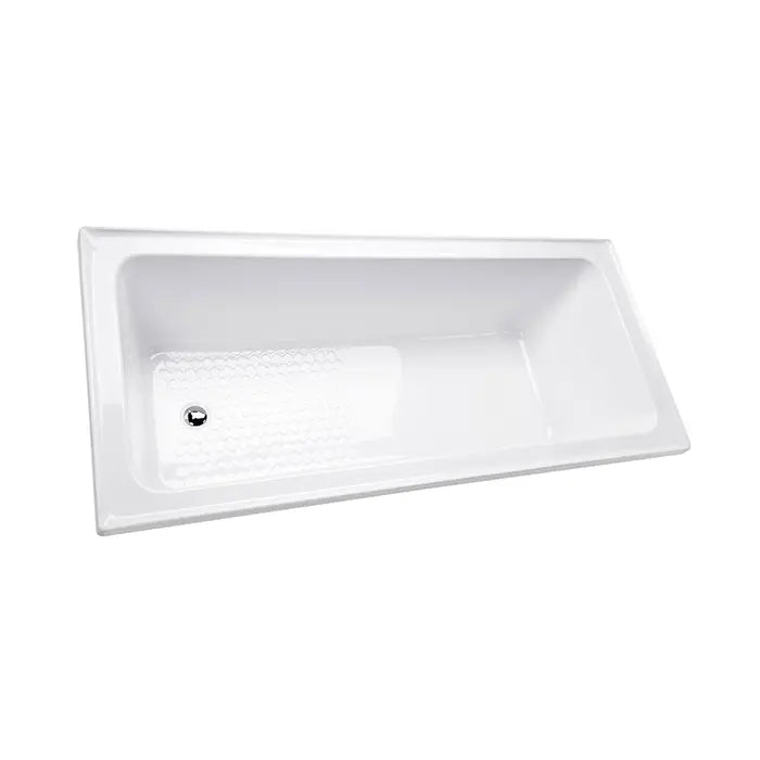 Decina Fabrino Inset Bath 1525/1675mm - Gloss White