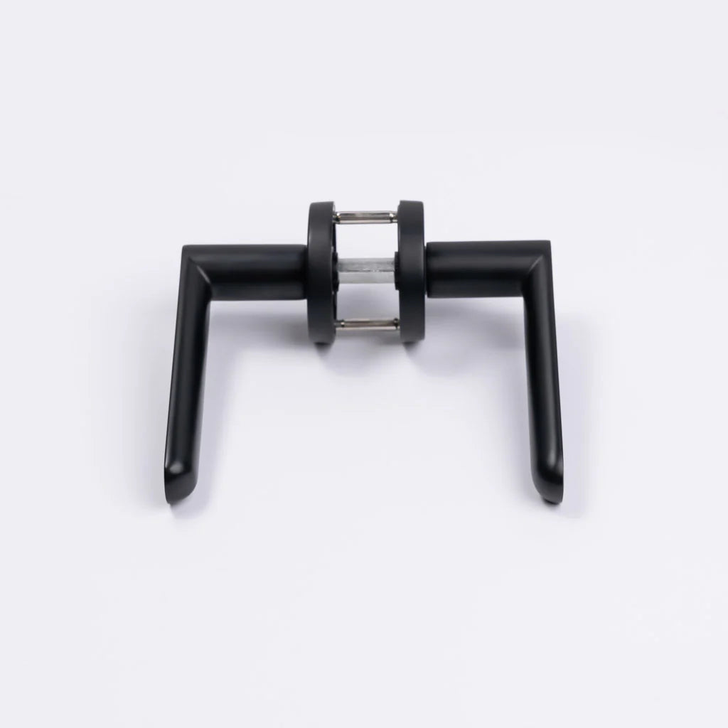 Manovella Privacy Door Handle - Fairhaven -Matte Black
