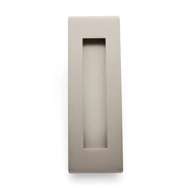 Manovella Sliding Door Flush Pull 150mm x 50mm - Brushed Nickel
