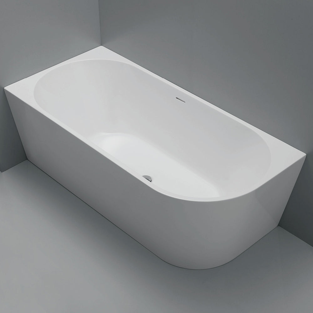 Fienza Isabella Acrylic Corner Bath 1700mm - Gloss White