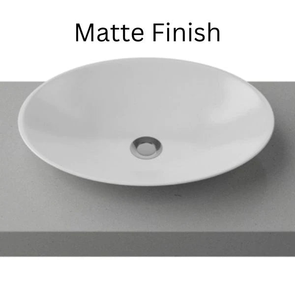 Feather 510 x 355 Matte White Ceramic