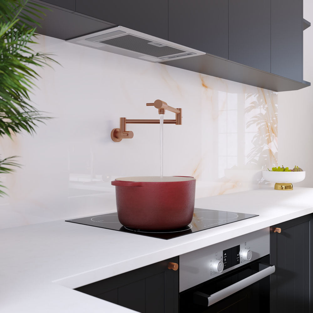 Fienza Kaya Pot Filler - Brushed Copper