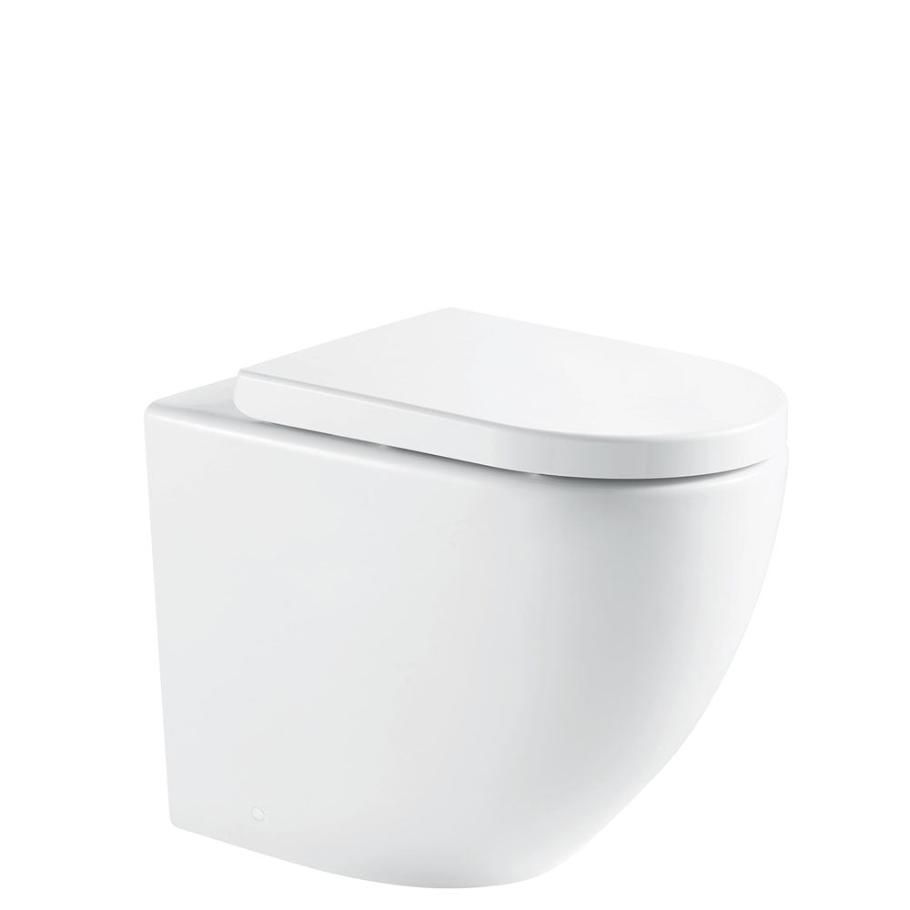 Fienza Alix Ambulant Wall-Faced Toilet Suite - Gloss White