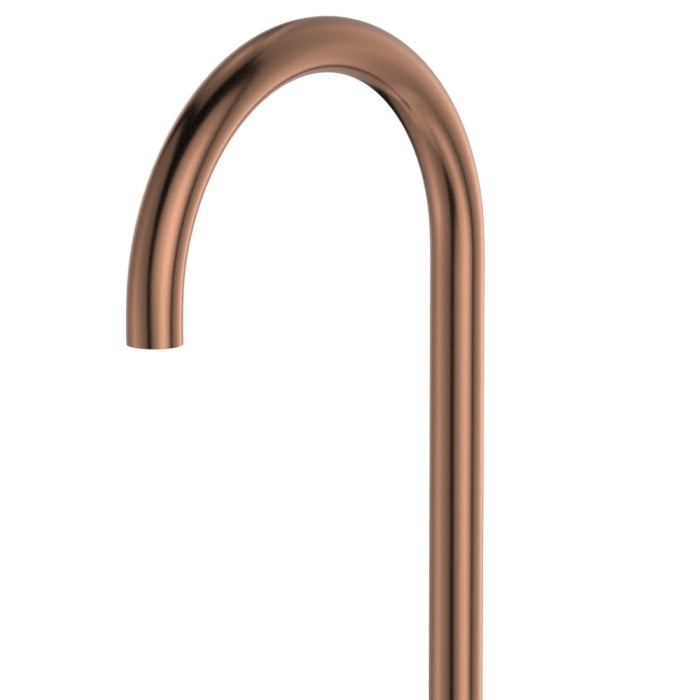 Fienza Kaya Floor Mounted Bath Outlet - Brushed Copper