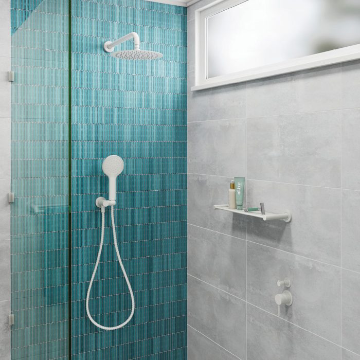 Fienza Kaya Round Shower Head 250mm - Matte White
