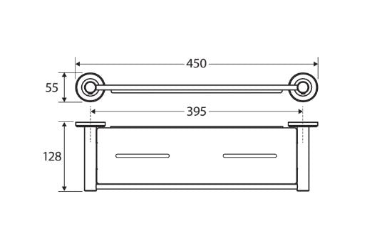 Fienza Kaya Shower Shelf - Matte White