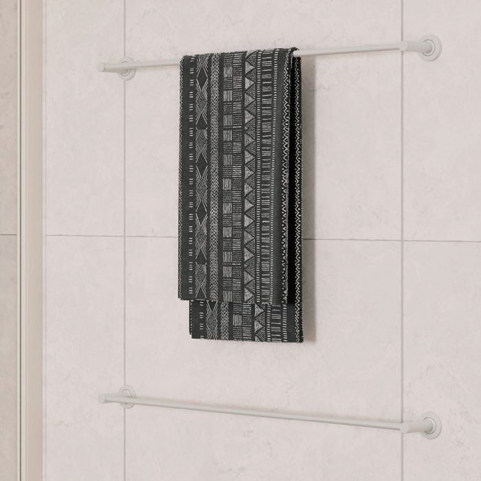 Fienza Kaya Single Towel Rail 900mm - Matte White