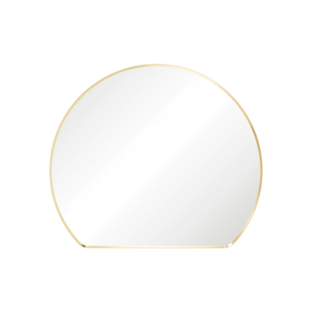 Fienza Sunrise Round Framed Mirror - Urban Brass