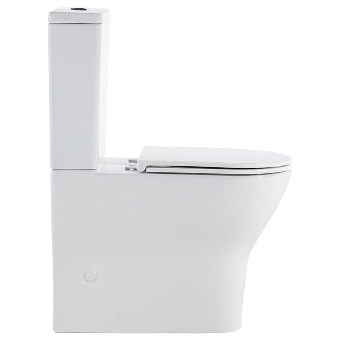 Fienza Tono Tornado Flush Back-to-Wall Toilet Suite - Slim Seat