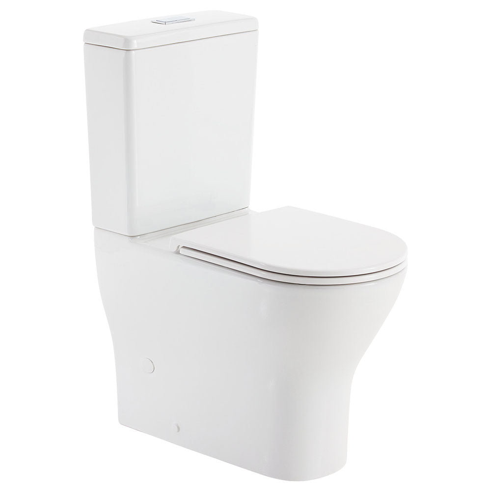 Fienza Tono Back-to-Wall Toilet Suite - Slim Seat