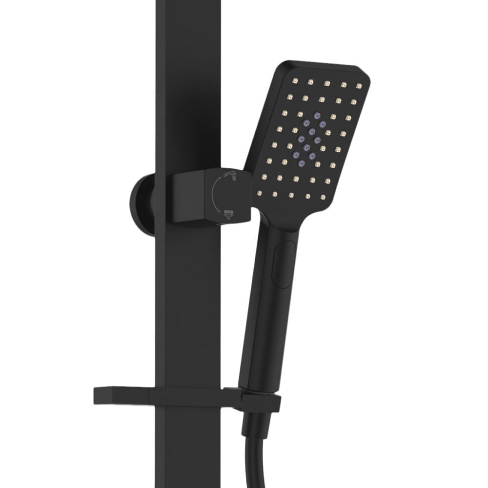 Fienza Tono Deluxe Twin Shower - Matte Black