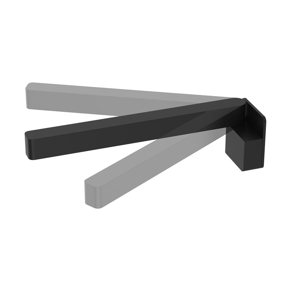 Fienza Tono Swivel Bath Outlet - Matte Black