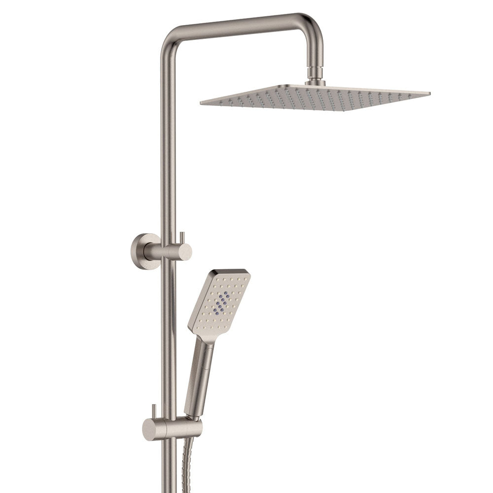 Fienza Tono Twin Shower - Brushed Nickel