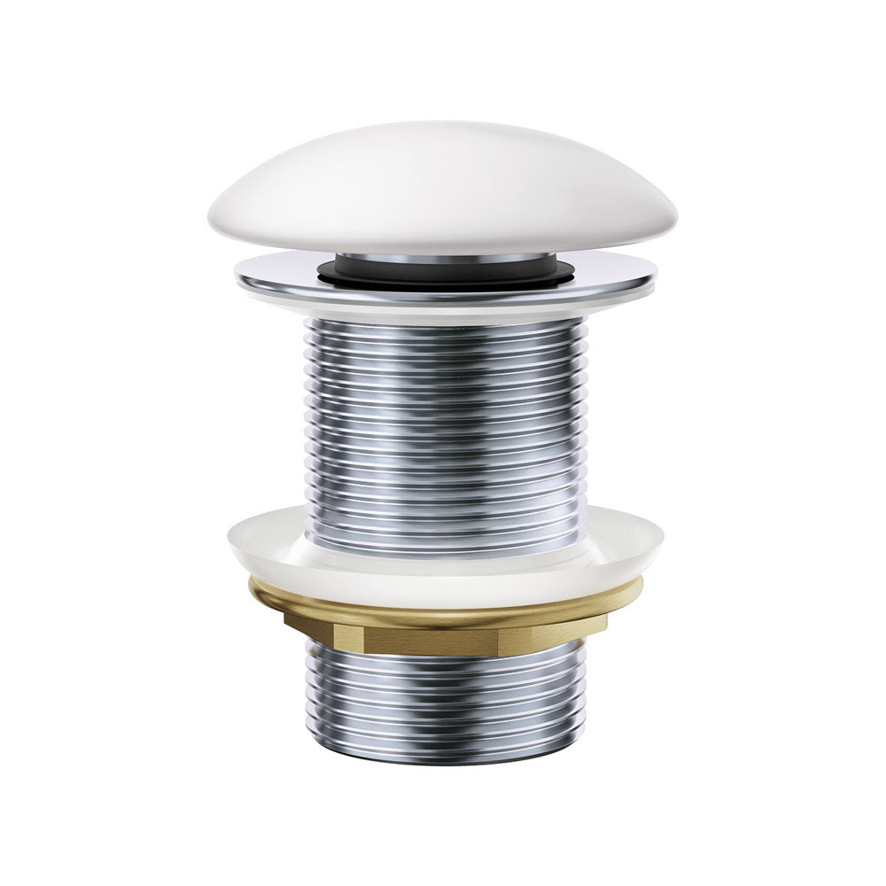 Fienza Ceramic Dome Basin Pop-Up Waste (32mm) - Matte White