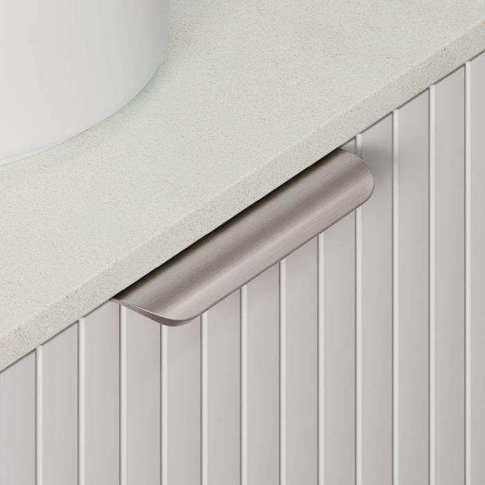 Fienza Edge Curved Pull Handle - Brushed Nickel