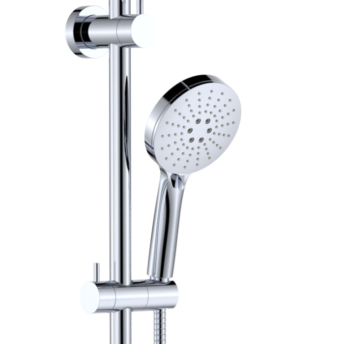 Fienza Empire Slim Curved Twin Shower - Chrome