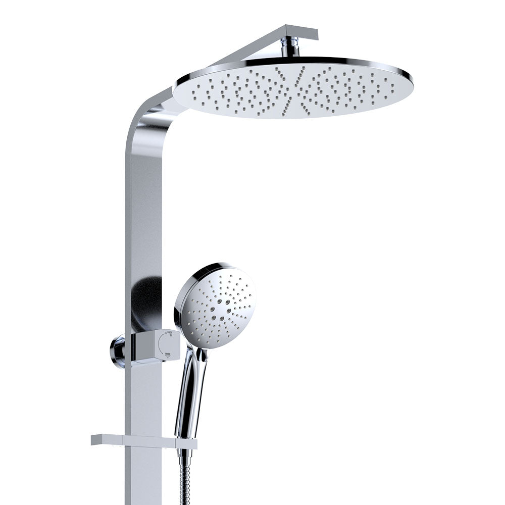 Fienza Empire Slim Deluxe Twin Shower - Chrome