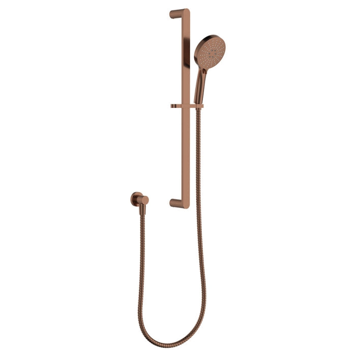 Fienza Empire Slim Rail Shower - Brushed Copper