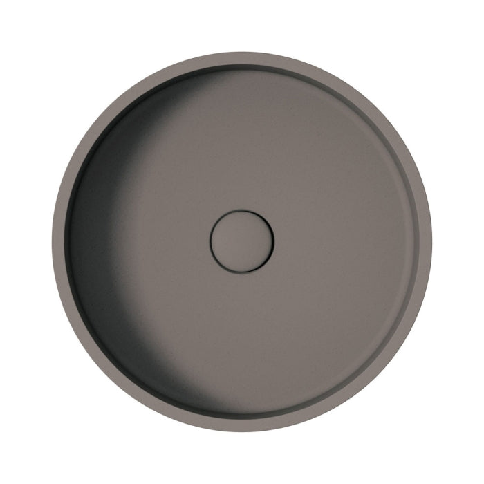 Fienza Jada Round Concrete Above Counter Basin - Warm Grey