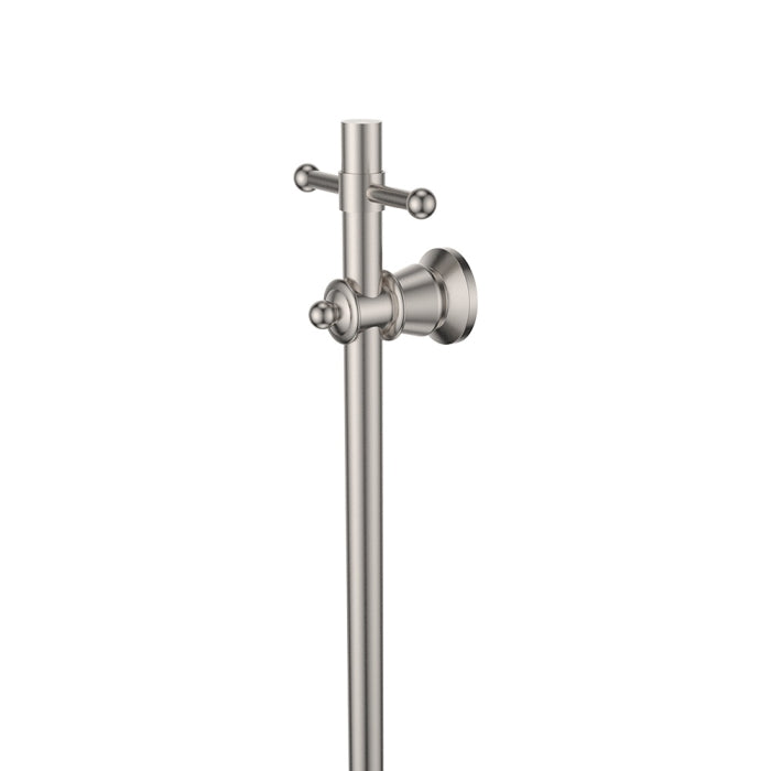 Fienza Lillian Vertical Heated Towel Rail - Brushed Nickel