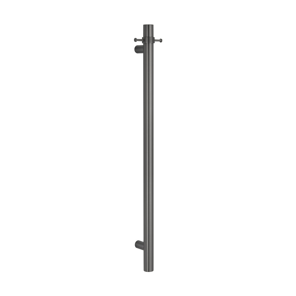 Radiant Heating Vertical Round Bar Hook - Gunmetal Grey