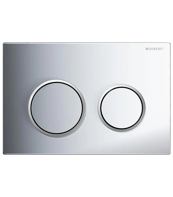 Geberit Kappa21KH Round Button Flush Plate Chrome Matt Trim