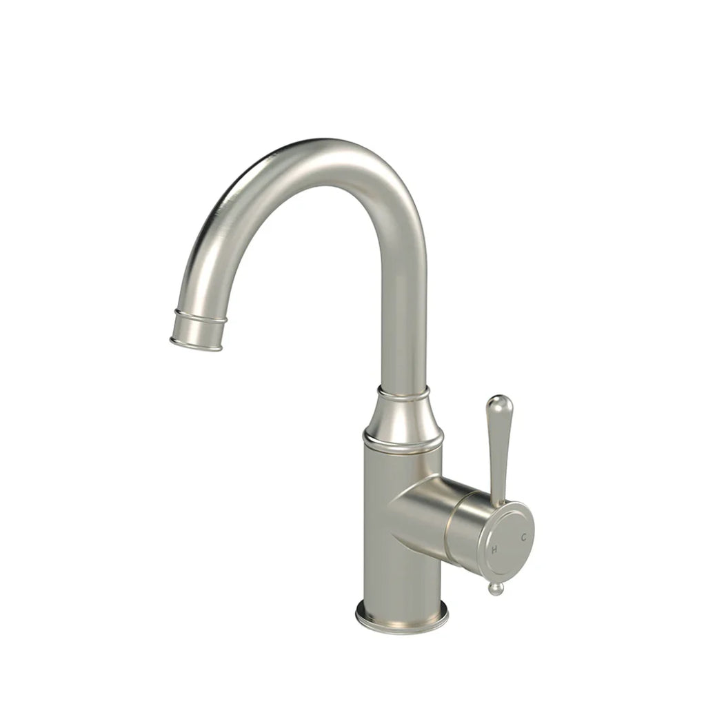 Meir Harrington Tall Basin Mixer - Brushed Nickel