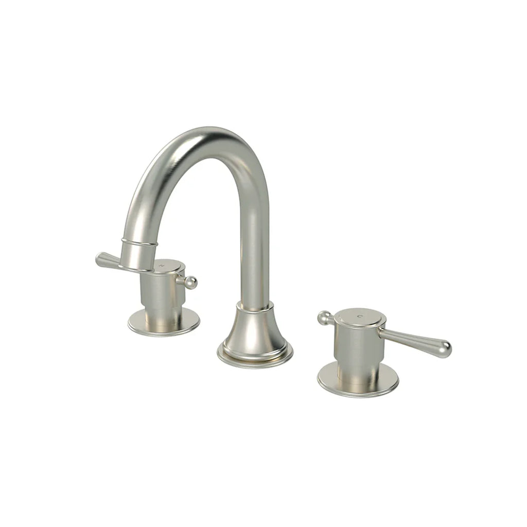 Meir Harrington 3-hole Basin Set - Brushed Nickel