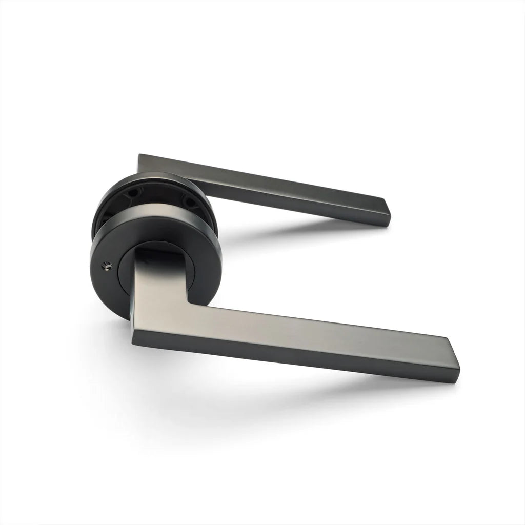 Manovella Privacy Door Handle - Hamilton - Matte Black