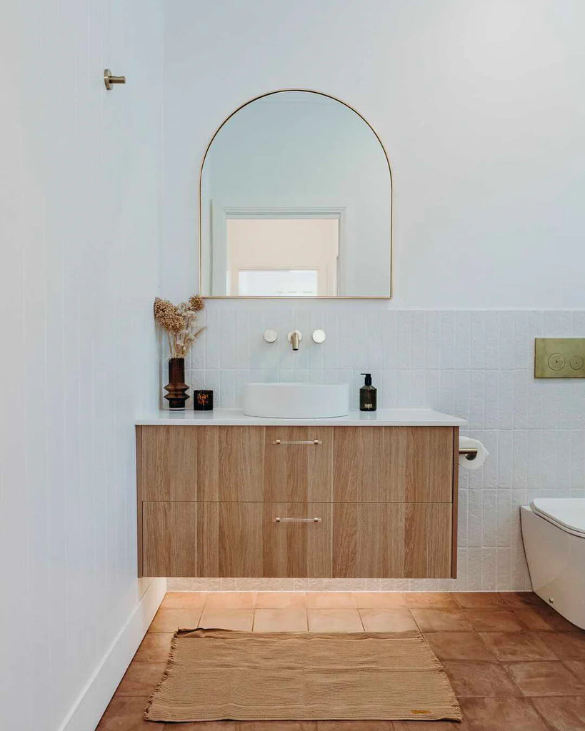 Nood Co Hoop Basin Wall Hung - Ivory