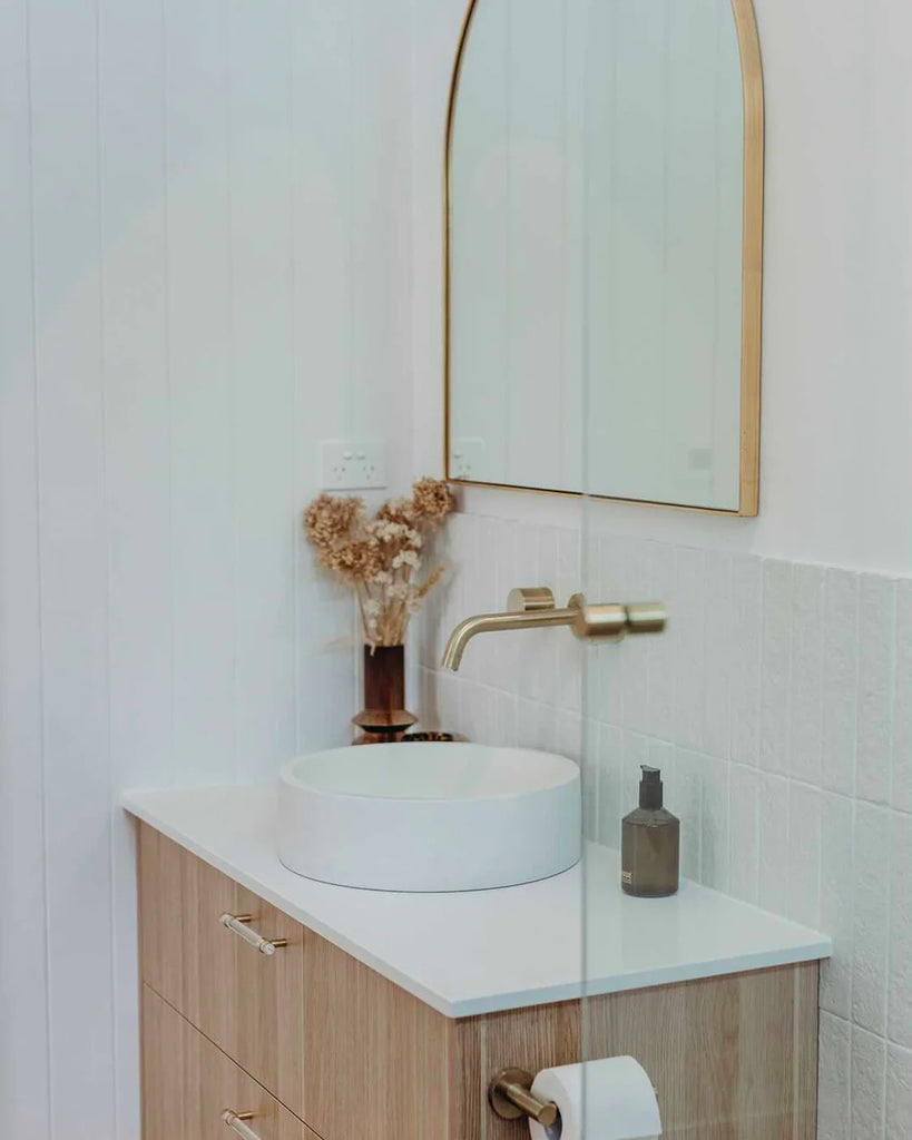 Nood Co Hoop Basin Wall Hung - Ivory